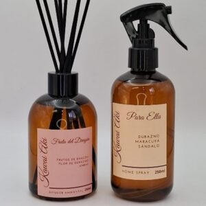 Pack 1 Home Spray Para Ella + Difusor Fruta de dragon