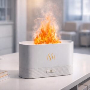 Difusor con USB para Esencias Aromáticas con Llama