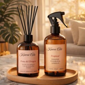 Pack 3 Home Spray Tropical + Difusor Fruta de Dragón